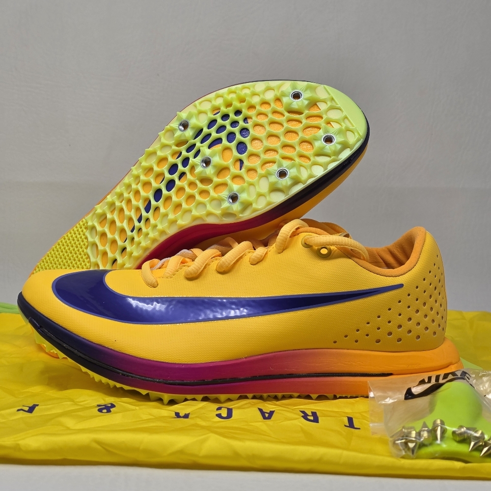 Nike Triple Jump Elite 3 Spikes Citron Pulse HV6425-800 Men's Size 6.5 Rare New